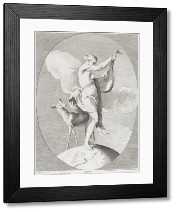 Framed Print : Hearing, 1730-65. Creators: Caylus, Anne-Claude-Philippe de, Etienne Fessard Framed Print : Hearing, 1730-65. Creators: Caylus, Anne-Claude-Philippe de, Etienne Fessard