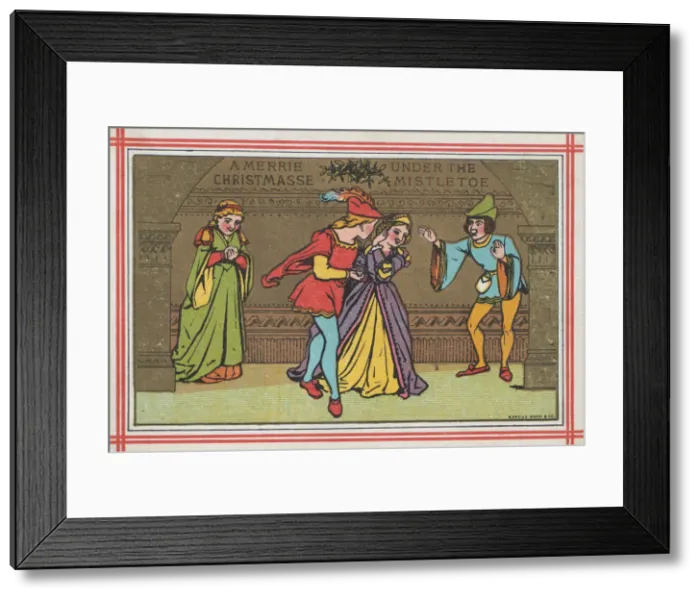 Framed Print : Valentine, 1880. Creator: Anon Framed Print : Valentine, 1880. Creator: Anon