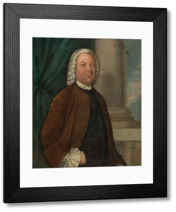 Framed Print : Dr. Samuel Boude, 1755 / 1756. Creator: Benjamin West Framed Print : Dr. Samuel Boude, 1755 / 1756. Creator: Benjamin West