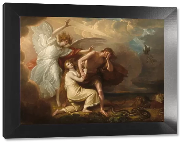 The Expulsion of Adam and Eve from Paradise, 1791. Creator: Benjamin West