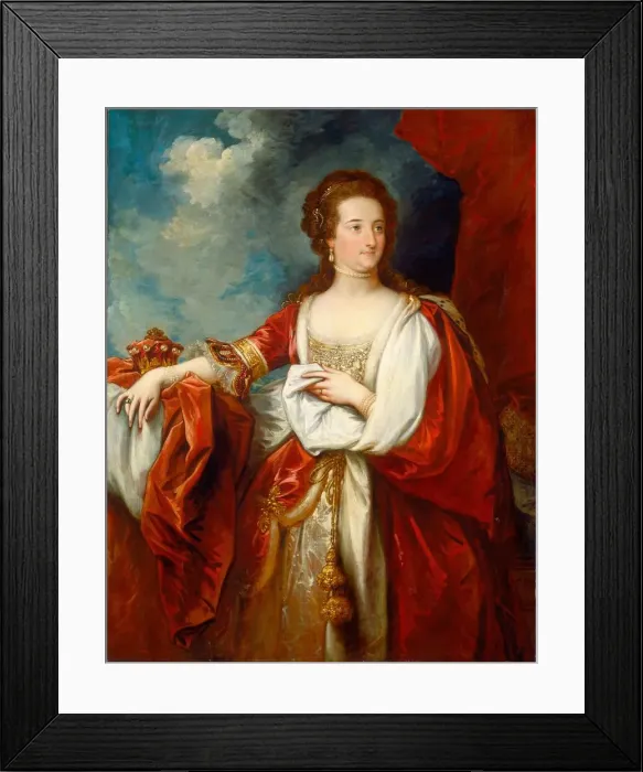 Framed Print : Elizabeth, Countess of Effingham, c. 1797. Creator: Benjamin West Framed Print : Elizabeth, Countess of Effingham, c. 1797. Creator: Benjamin West