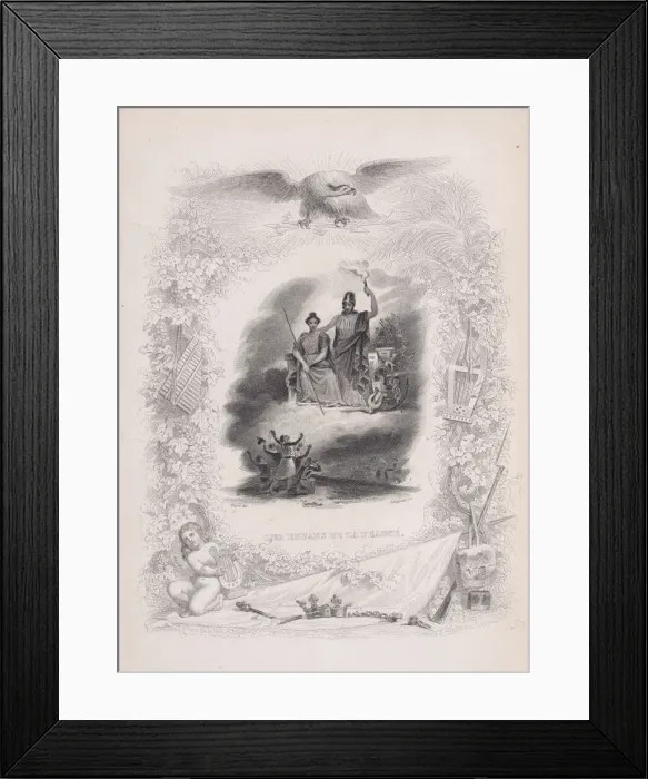 Framed Print : The Children of France, from The Songs of Beranger, 1829 Framed Print : The Children of France, from The Songs of Beranger, 1829