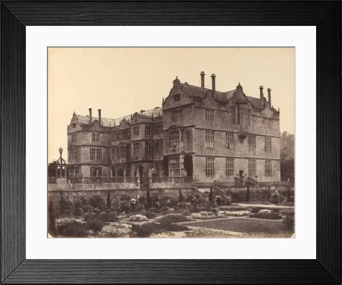 Framed Print : Montacute House near Yeovil, 1857-60. Creator: Alfred Capel-Cure Framed Print : Montacute House near Yeovil, 1857-60. Creator: Alfred Capel-Cure