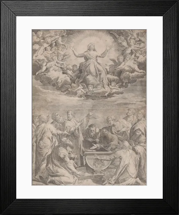 Framed Print : Assumption of the Virgin, 1574-99. Creator: Aliprando Caprioli Framed Print : Assumption of the Virgin, 1574-99. Creator: Aliprando Caprioli