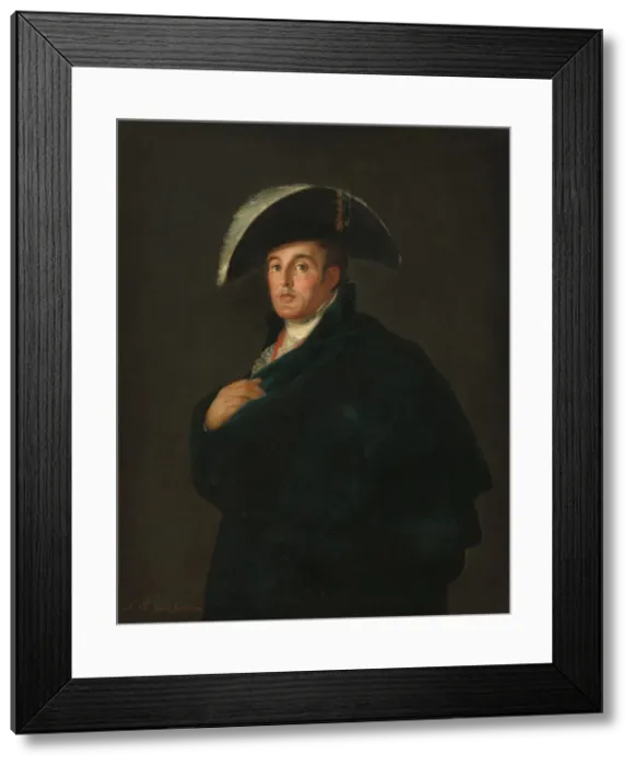 Framed Print : The Duke of Wellington, c. 1812. Creator: Workshop of Francisco de Goya