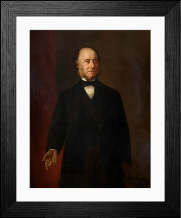 Framed Print : Portrait of Alderman Edward Corn Osborne, 1873. Creator: William Thomas Roden Framed Print : Portrait of Alderman Edward Corn Osborne, 1873. Creator: William Thomas Roden
