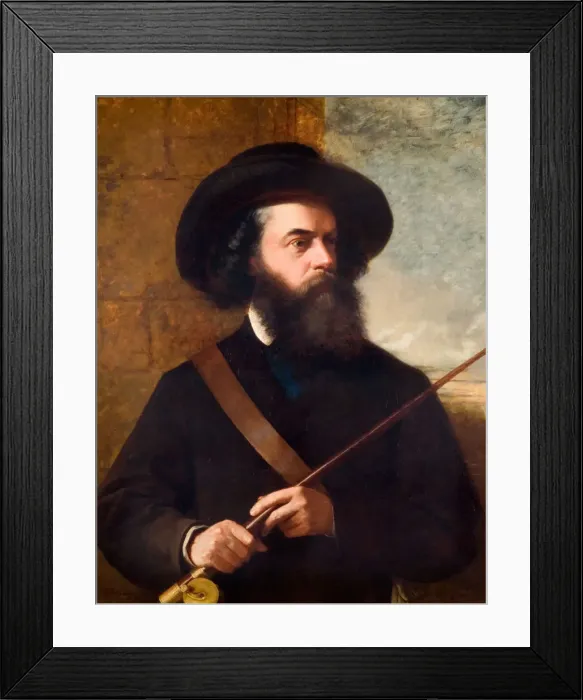 Framed Print : Portrait of Oliver Pemberton (1825-1897), 1867. Creator: William Thomas Roden Framed Print : Portrait of Oliver Pemberton (1825-1897), 1867. Creator: William Thomas Roden