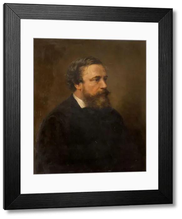 Framed Print : Portrait of John Thackray Bunce (1828-1899), 1879. Creator: William Thomas Roden Framed Print : Portrait of John Thackray Bunce (1828-1899), 1879. Creator: William Thomas Roden