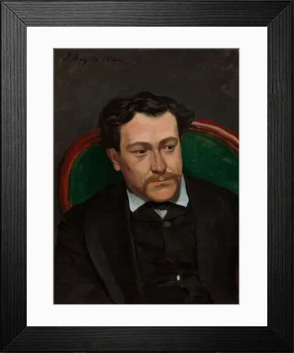 Framed Print : Edouard Blau, probably 1869. Creator: Frederic Bazille Framed Print : Edouard Blau, probably 1869. Creator: Frederic Bazille