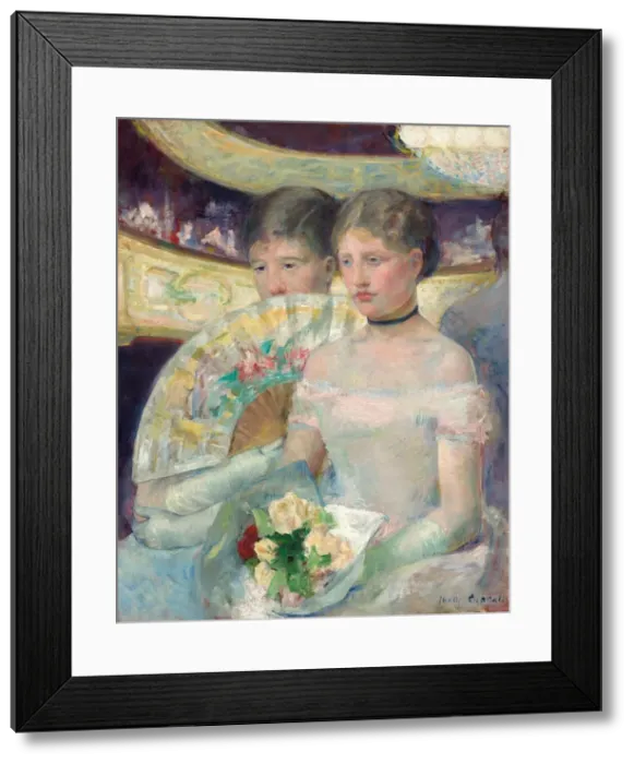 Framed Print : The Loge, c. 1878-1880. Creator: Mary Cassatt Framed Print : The Loge, c. 1878-1880. Creator: Mary Cassatt