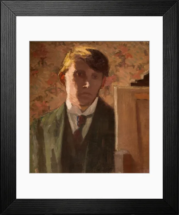 Framed Print : Portrait of the Artist, 1906. Creator: Spencer Gore Framed Print : Portrait of the Artist, 1906. Creator: Spencer Gore