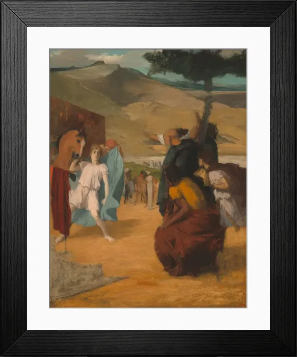 Framed Print : Alexander and Bucephalus, 1861 / 1862. Creator: Edgar Degas Framed Print : Alexander and Bucephalus, 1861 / 1862. Creator: Edgar Degas