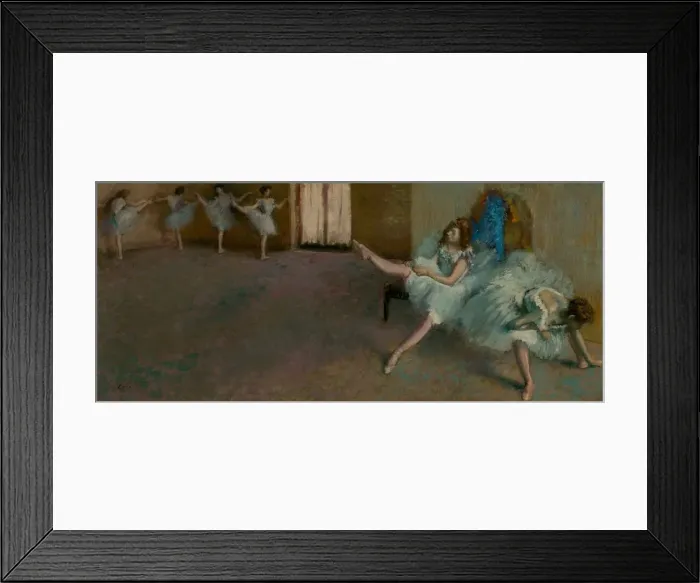 Framed Print : Before the Ballet, 1890 / 1892. Creator: Edgar Degas Framed Print : Before the Ballet, 1890 / 1892. Creator: Edgar Degas