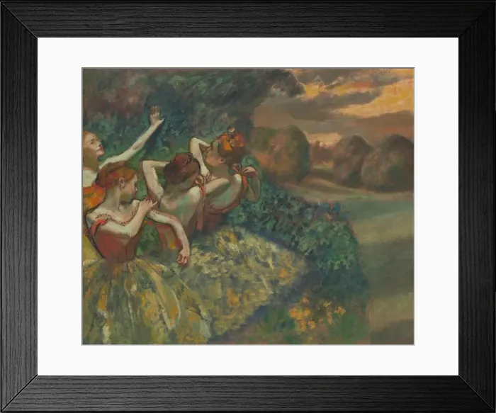 Framed Print : Four Dancers, c. 1899. Creator: Edgar Degas Framed Print : Four Dancers, c. 1899. Creator: Edgar Degas