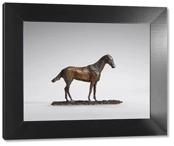 Study of a Mustang, original wax 1860s, cast by 1921. Creator: Edgar Degas