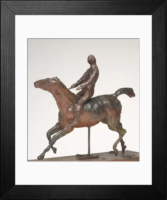 Framed Print : Jockey, mid 1870s. Creator: Edgar Degas Framed Print : Jockey, mid 1870s. Creator: Edgar Degas