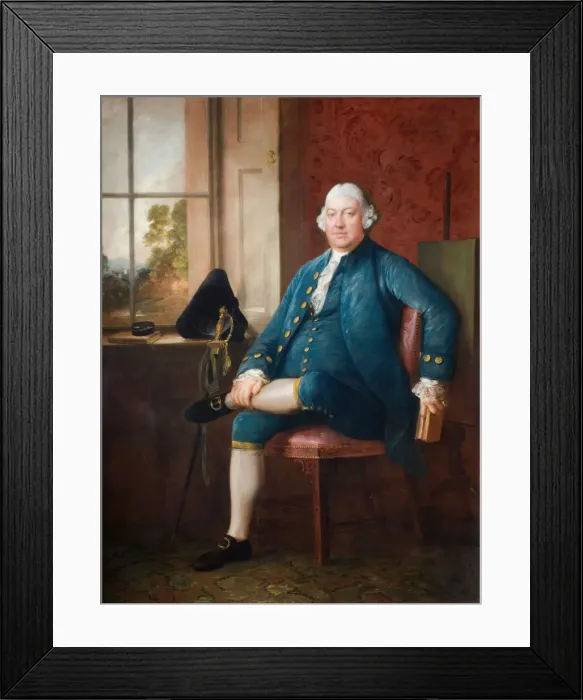 Framed Print : Portrait Of Matthew Hale (1728-86), 1763. Creator: Thomas Gainsborough Framed Print : Portrait Of Matthew Hale (1728-86), 1763. Creator: Thomas Gainsborough