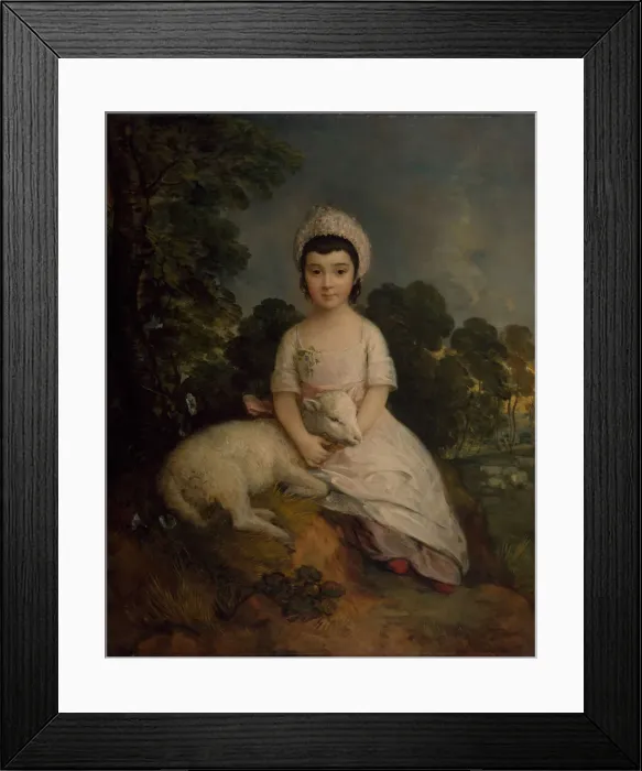 Framed Print : Portrait of Isabelle Bell Franks. Creator: Thomas Gainsborough Framed Print : Portrait of Isabelle Bell Franks. Creator: Thomas Gainsborough