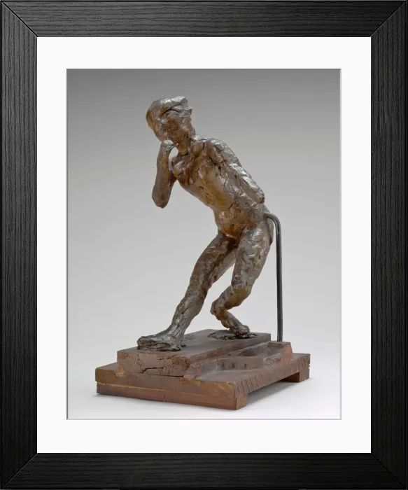 Framed Print : The Bow, 1880s / 1890s. Creator: Edgar Degas Framed Print : The Bow, 1880s / 1890s. Creator: Edgar Degas