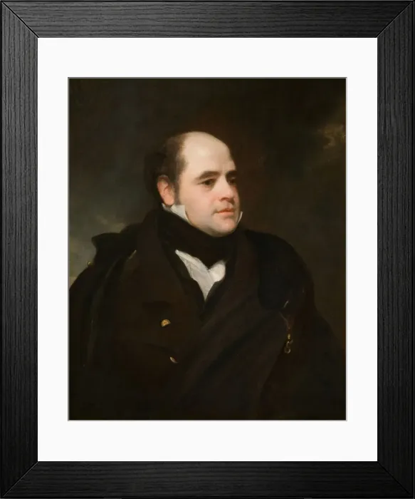 Framed Print : Portrait of Sir John Franklin, RN (1770-1847), 1825. Creator: Thomas Phillips Framed Print : Portrait of Sir John Franklin, RN (1770-1847), 1825. Creator: Thomas Phillips