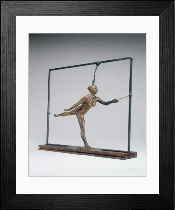 Framed Print : Arabesque over the Right Leg, Left Arm in Front, c. 1885 / 1890. Creator: Edgar Degas Framed Print : Arabesque over the Right Leg, Left Arm in Front, c. 1885 / 1890. Creator: Edgar Degas