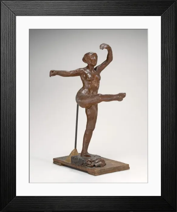 Framed Print : Fourth Position Front, on the Left Leg, c. 1885 / 1890. Creator: Edgar Degas Framed Print : Fourth Position Front, on the Left Leg, c. 1885 / 1890. Creator: Edgar Degas
