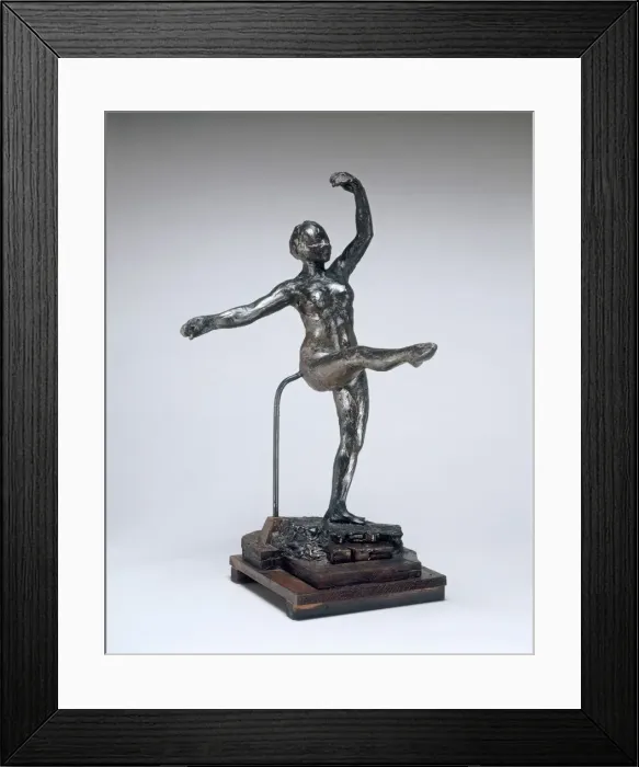 Framed Print : Fourth Position Front, on the Left Leg, c. 1885 / 1890. Creator: Edgar Degas Framed Print : Fourth Position Front, on the Left Leg, c. 1885 / 1890. Creator: Edgar Degas