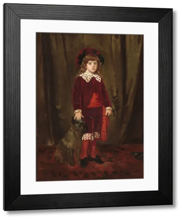 Framed Print : Eddy Cassatt (Edward Buchanan Cassatt), 1875. Creator: Mary Cassatt Framed Print : Eddy Cassatt (Edward Buchanan Cassatt), 1875. Creator: Mary Cassatt