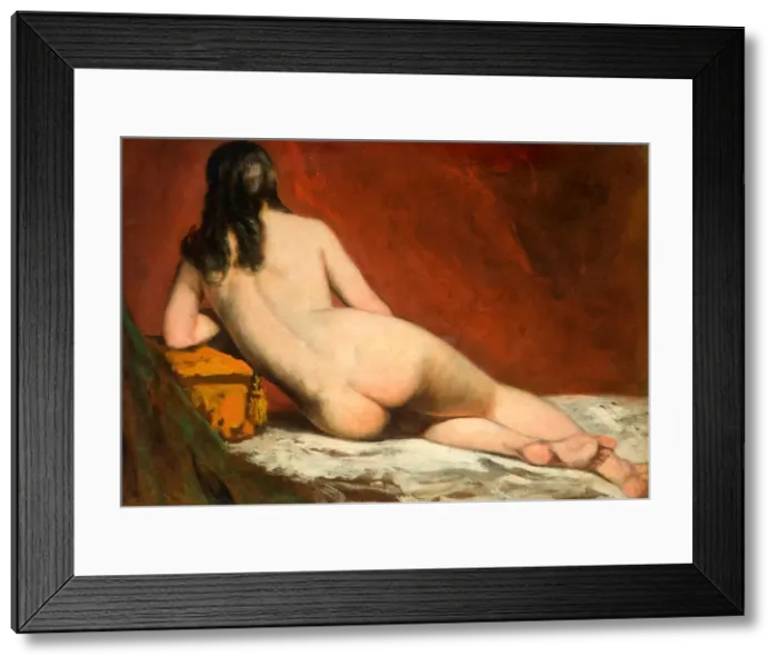 Framed Print : Nude Study Of A Reclining Woman, 1849. Creator: William Etty Framed Print : Nude Study Of A Reclining Woman, 1849. Creator: William Etty