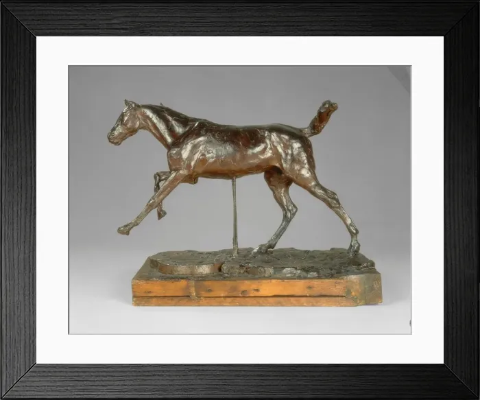 Framed Print : Horse Galloping on the Right Foot, late 1880s. Creator: Edgar Degas Framed Print : Horse Galloping on the Right Foot, late 1880s. Creator: Edgar Degas