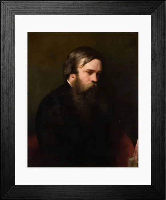 Framed Print : Portrait Of John Henry Chamberlain (1831-1883), 1864. Creator: William Thomas Roden Framed Print : Portrait Of John Henry Chamberlain (1831-1883), 1864. Creator: William Thomas Roden