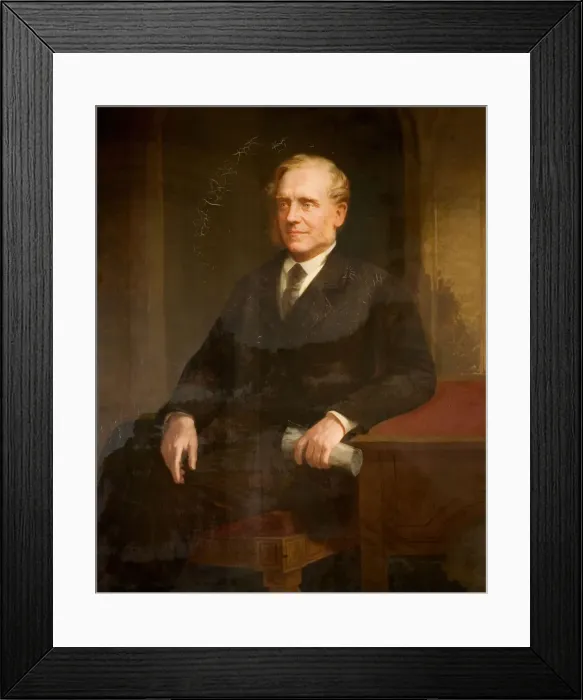 Framed Print : Portrait of Alderman Henry Hawkes, 1876. Creator: William Thomas Roden Framed Print : Portrait of Alderman Henry Hawkes, 1876. Creator: William Thomas Roden