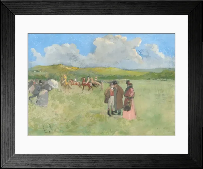 Framed Print : The Race Track, c. 1891. Creator: Jean Louis Forain Framed Print : The Race Track, c. 1891. Creator: Jean Louis Forain