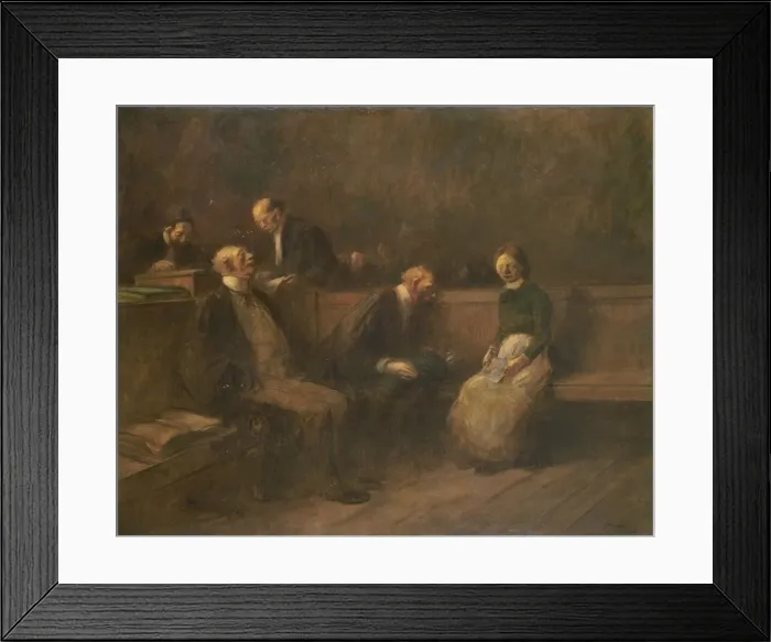 Framed Print : The Petition, 1906. Creator: Jean Louis Forain Framed Print : The Petition, 1906. Creator: Jean Louis Forain