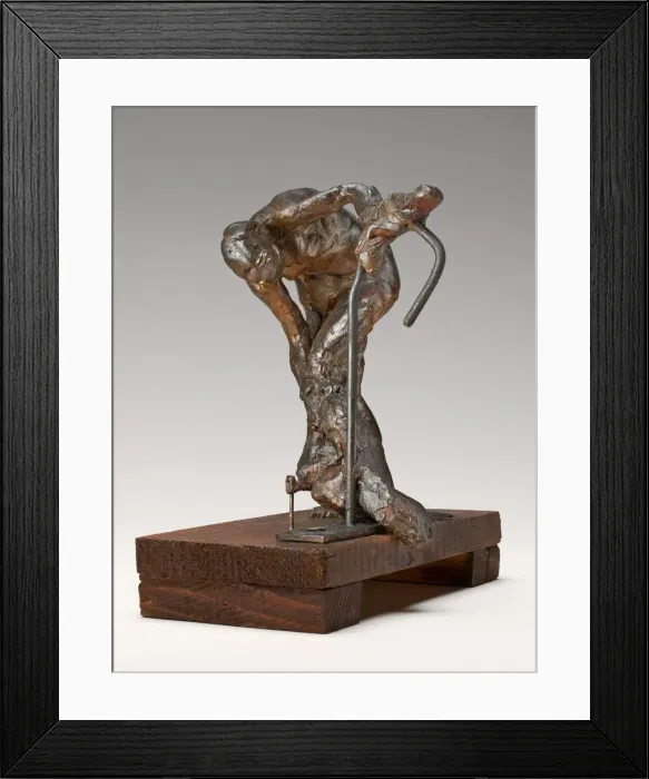 Framed Print : Woman Washing Her Left Leg, c. 1890s. Creator: Edgar Degas Framed Print : Woman Washing Her Left Leg, c. 1890s. Creator: Edgar Degas