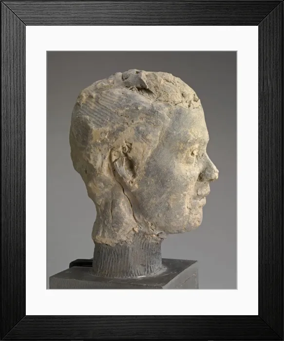 Framed Print : Head, Study for a Portrait of Mme Salle, c. 1892. Creator: Edgar Degas Framed Print : Head, Study for a Portrait of Mme Salle, c. 1892. Creator: Edgar Degas