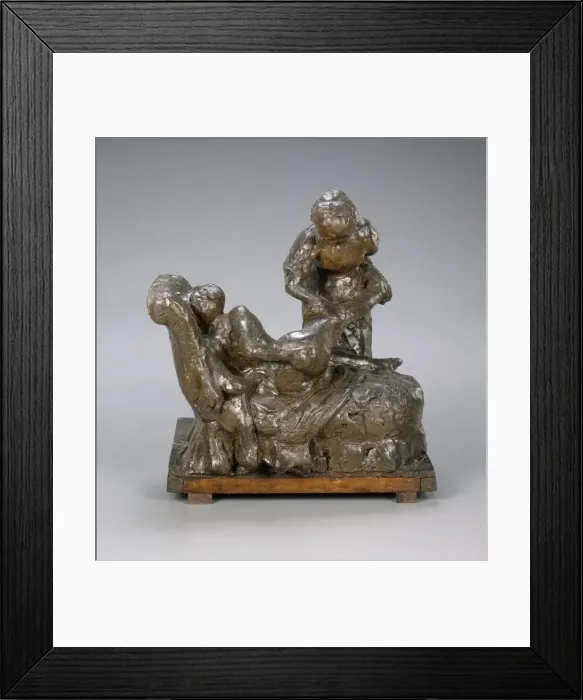 Framed Print : The Masseuse, Group, mid 1890s. Creator: Edgar Degas Framed Print : The Masseuse, Group, mid 1890s. Creator: Edgar Degas