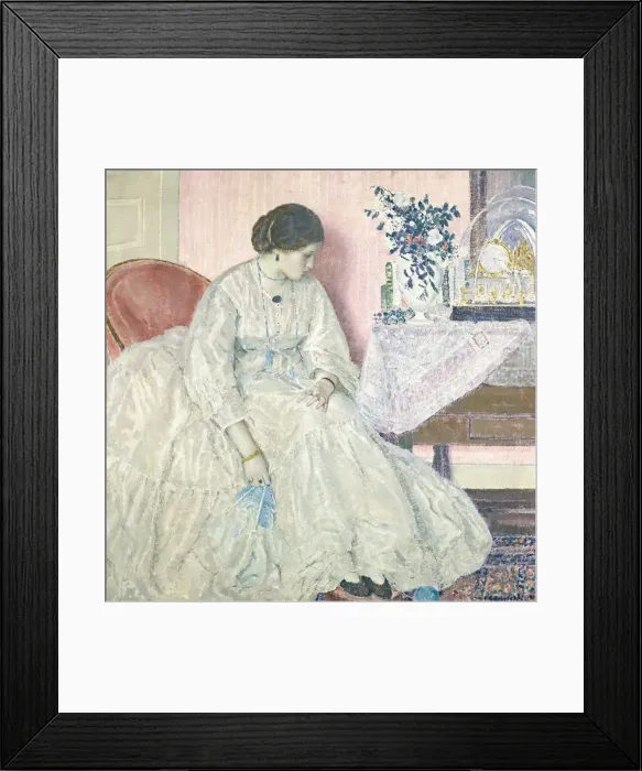 Framed Print : Memories, 1915. Creator: Frederick Carl Frieseke Framed Print : Memories, 1915. Creator: Frederick Carl Frieseke