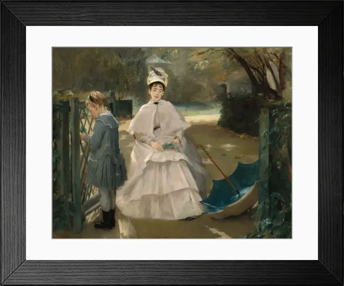 Framed Print : Nanny and Child, 1877 / 1878. Creator: Eva Gonzales Framed Print : Nanny and Child, 1877 / 1878. Creator: Eva Gonzales