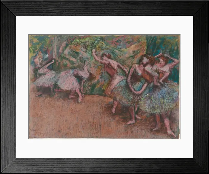 Framed Print : Ballet Scene, c. 1907. Creator: Edgar Degas Framed Print : Ballet Scene, c. 1907. Creator: Edgar Degas