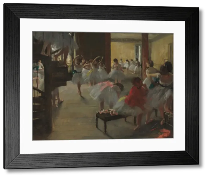 Framed Print : The Dance Class, c. 1873. Creator: Edgar Degas Framed Print : The Dance Class, c. 1873. Creator: Edgar Degas