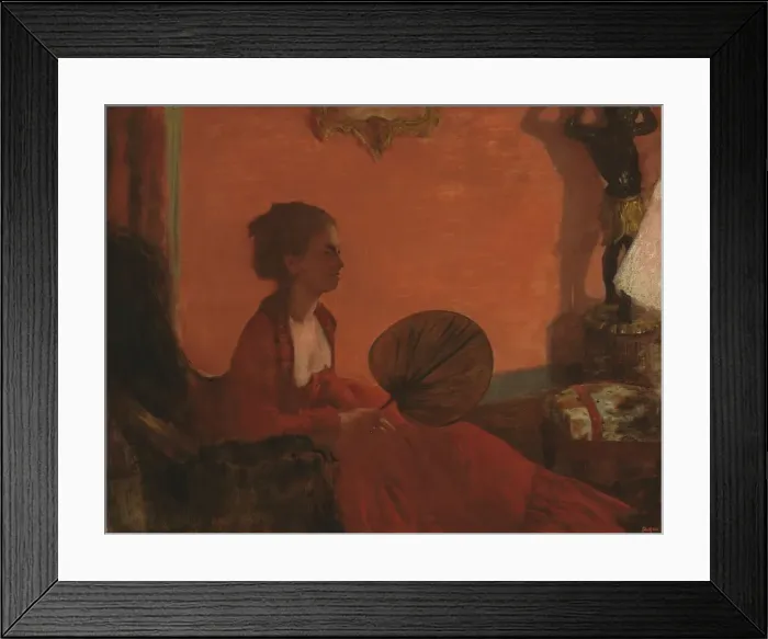 Framed Print : Madame Camus, 1869 / 1870. Creator: Edgar Degas Framed Print : Madame Camus, 1869 / 1870. Creator: Edgar Degas