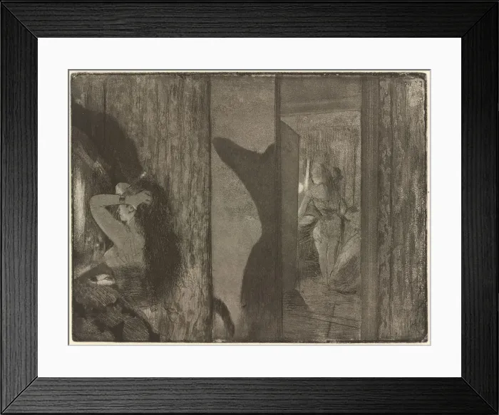 Framed Print : Actresses in Their Dressing Rooms, 1879 / 1880. Creator: Edgar Degas Framed Print : Actresses in Their Dressing Rooms, 1879 / 1880. Creator: Edgar Degas