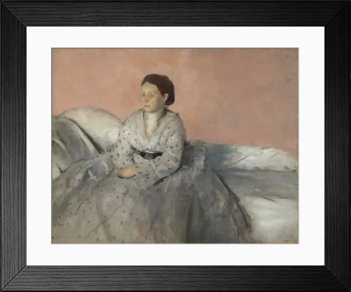 Framed Print : Madame Renede Gas, 1872 / 1873. Creator: Edgar Degas Framed Print : Madame Renede Gas, 1872 / 1873. Creator: Edgar Degas