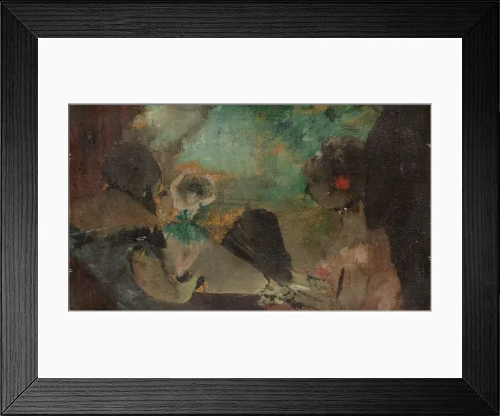 Framed Print : The Loge, c. 1883. Creator: Edgar Degas Framed Print : The Loge, c. 1883. Creator: Edgar Degas