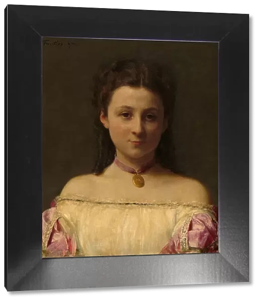 Mademoiselle de Fitz-James, 1867. Creator: Henri Fantin-Latour