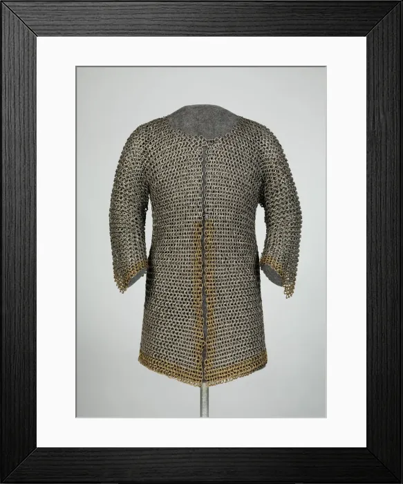 Framed Print : Mail Shirt, Persian, ca. 1500-1600. Creator: Unknown Framed Print : Mail Shirt, Persian, ca. 1500-1600. Creator: Unknown