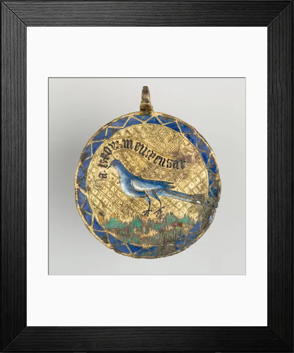 Framed Print : Pendant for Horse Trappings, Portuguese, 15th century. Creator: Unknown Framed Print : Pendant for Horse Trappings, Portuguese, 15th century. Creator: Unknown