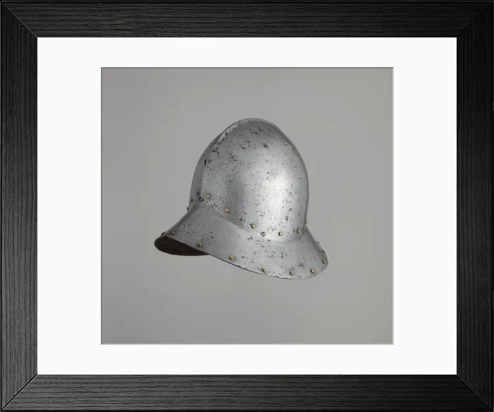 Framed Print : War Hat, Spanish, late 15th century. Creator: Unknown Framed Print : War Hat, Spanish, late 15th century. Creator: Unknown