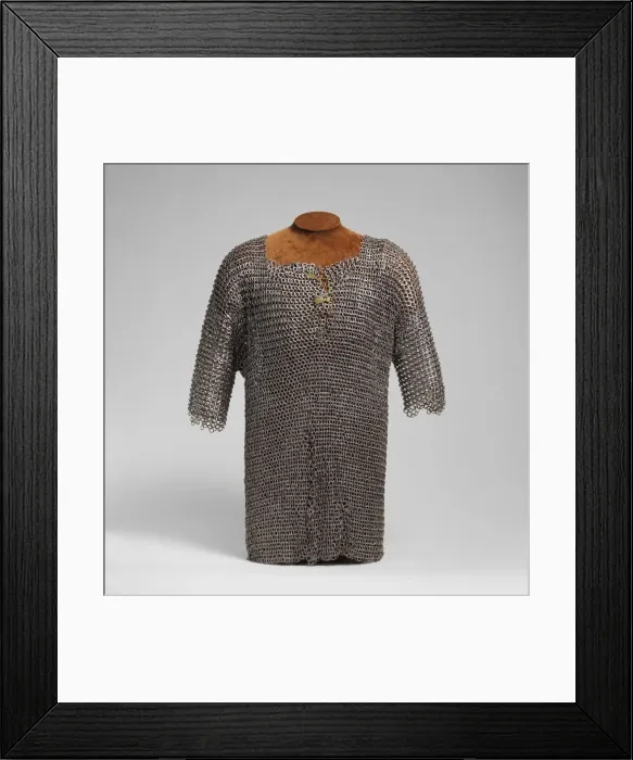 Framed Print : Mail Shirt, Syrian or Turkish, probably early 16th century. Creator: Unknown Framed Print : Mail Shirt, Syrian or Turkish, probably early 16th century. Creator: Unknown